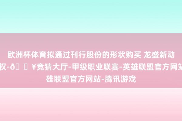 欧洲杯体育拟通过刊行股份的形状购买 龙盛新动力100%股权-🔥竞猜大厅-甲级职业联赛-英雄联盟官方网站-腾讯游戏