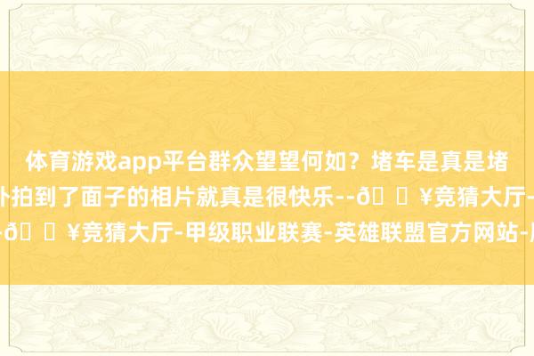 体育游戏app平台群众望望何如？堵车是真是堵够了开了十四个小时不外拍到了面子的相片就真是很快乐--🔥竞猜大厅-甲级职业联赛-英雄联盟官方网站-腾讯游戏