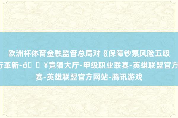 欧洲杯体育金融监管总局对《保障钞票风险五级分类设备》进行革新-🔥竞猜大厅-甲级职业联赛-英雄联盟官方网站-腾讯游戏