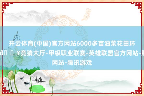 开云体育(中国)官方网站6000多亩油菜花田环绕其间-🔥竞猜大厅-甲级职业联赛-英雄联盟官方网站-腾讯游戏