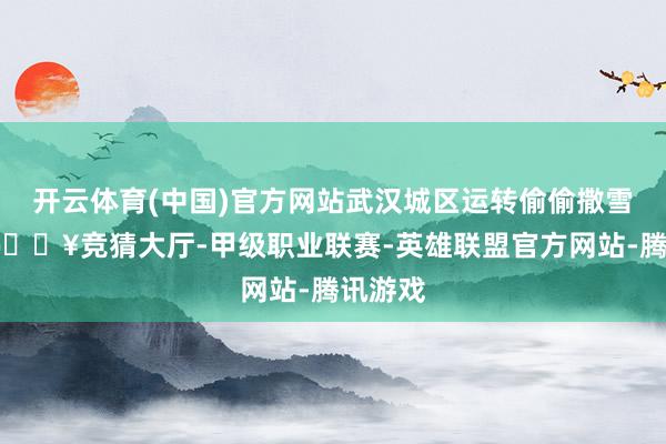 开云体育(中国)官方网站武汉城区运转偷偷撒雪花了-🔥竞猜大厅-甲级职业联赛-英雄联盟官方网站-腾讯游戏